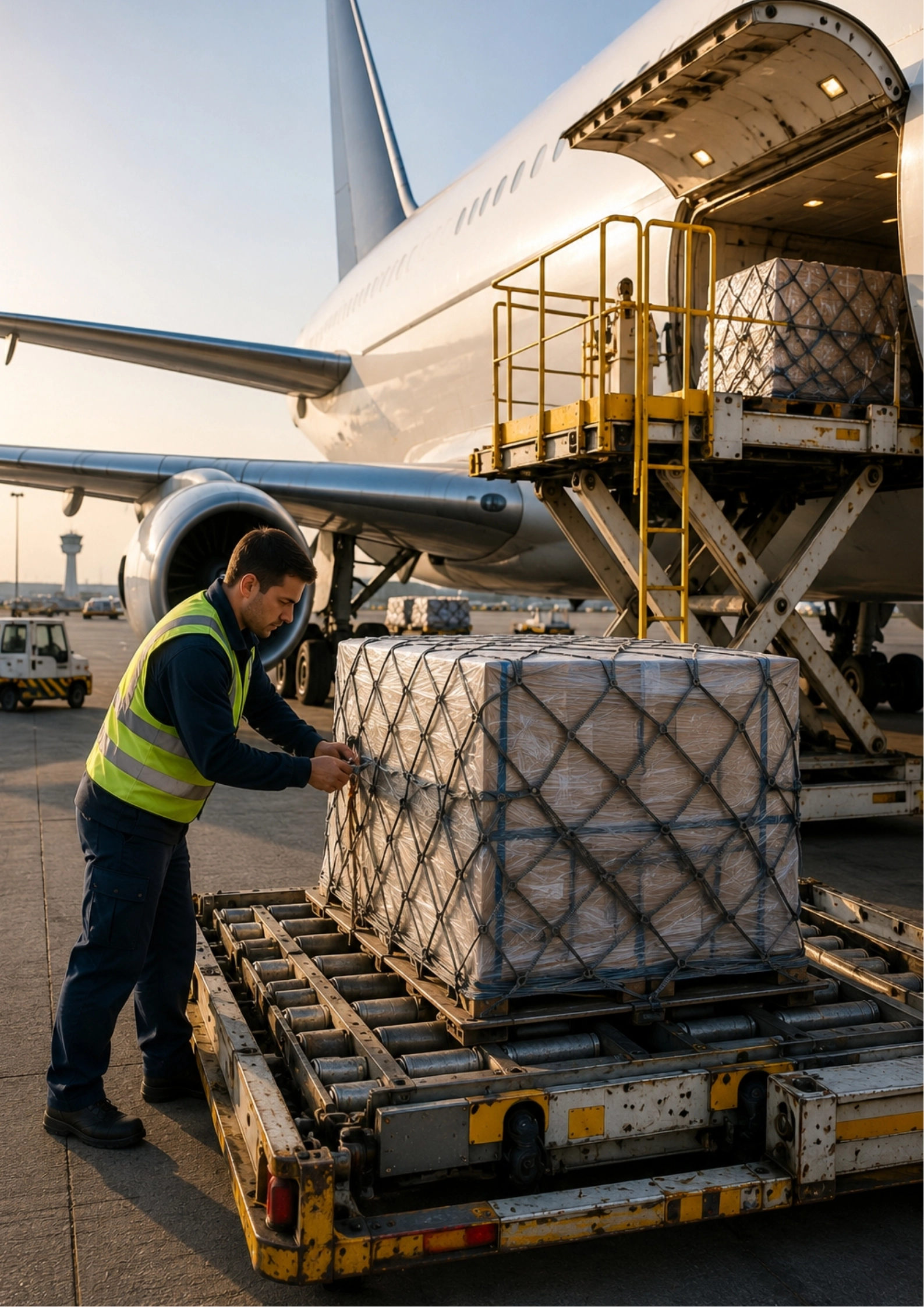 Air cargo service from Qatar to India — fast freight shipping