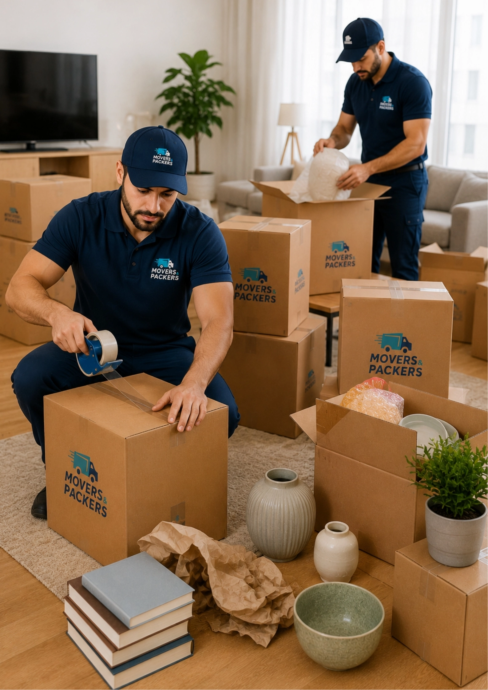 Professional packing services in Qatar — careful wrapping and boxing