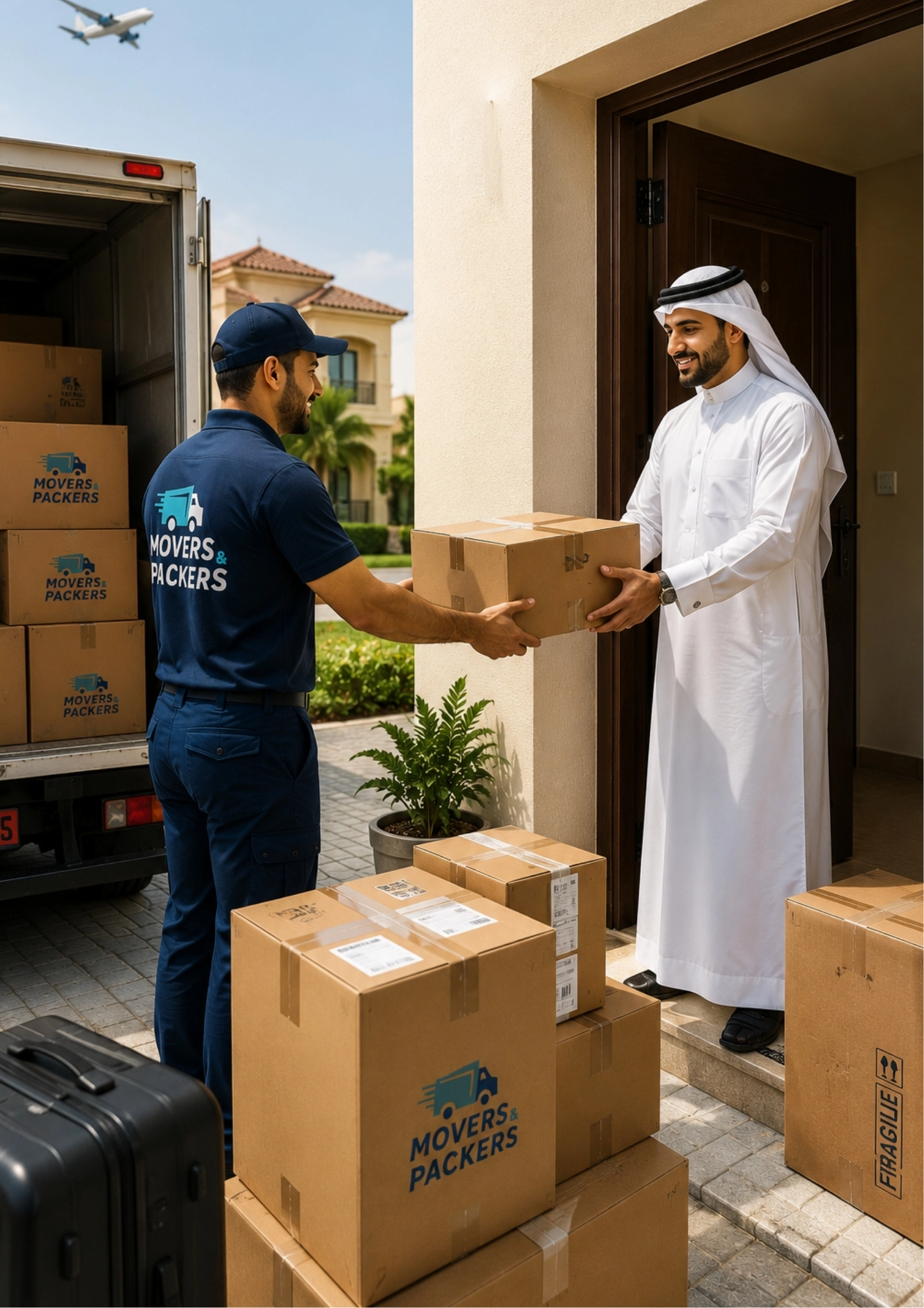 Qatar to UAE cargo — door-to-door freight to Dubai and all Emirates